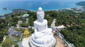 vesak dag achtergrond concept van grote boeddha foto