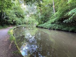 een visie van de shropshire unie kanaal in de buurt ellesmere foto