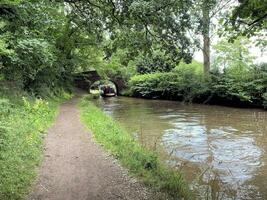 een visie van de shropshire unie kanaal in de buurt ellesmere foto