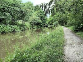 een visie van de shropshire unie kanaal in de buurt ellesmere foto