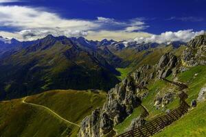 berg landschap van de stubai Alpen foto