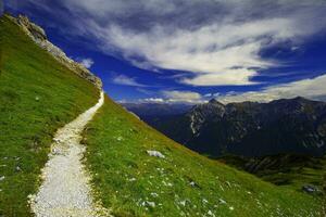 berg landschap van de stubai Alpen foto