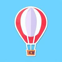 ai gegenereerd heet lucht ballon avatar icoon klem kunst sticker decoratie gemakkelijk achtergrond foto