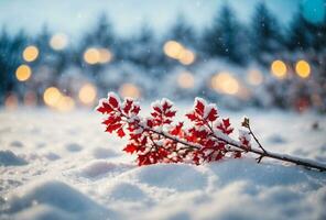 ai gegenereerd Kerstmis vakantie achtergrond. Kerstmis versierd vakantie feestelijk achtergrond. nieuw jaar winter achtergrond, Kerstmis vakantie grens. foto