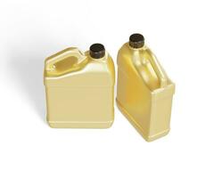 jerrycan plastic verpakking houder realistisch structuur glimmend of glanzend geven met 3d foto