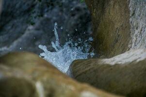 waterval, pontaix, in drome, frankrijk foto