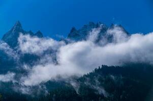 chamonix naalden, chamonix, haute savoie, Frankrijk foto