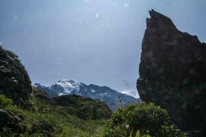 gereedschapsschuur donkerbruin, Wallis, Zwitsers foto