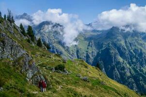 gereedschapsschuur donkerbruin, Wallis, Zwitsers foto