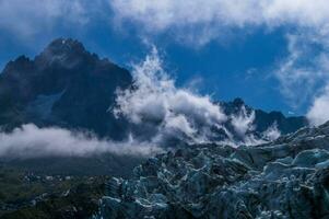 gletsjer van Argentinië, Chamonix, haute Savoie, Frankrijk foto