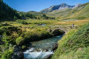 vallei van breuil, val van aoste, Italië foto