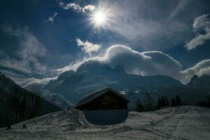 trelechamps, chamonix, hoog Savoie, Frankrijk foto