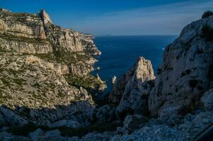 nationaal park van calanques Marseille in bouche du Rhône foto