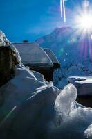 toer,chamonix, haute Savoie, Frankrijk foto