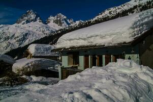 toer, chamonix , hoog Savoie, Frankrijk foto