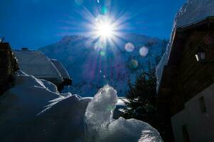 toer,chamonix, haute Savoie, Frankrijk foto