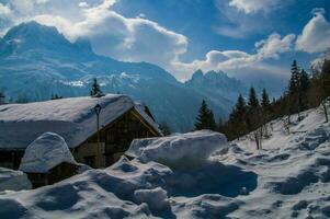 trelechamps, chamonix, hoog Savoie, Frankrijk foto
