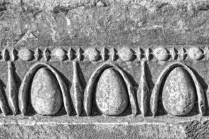 wijnoogst origineel steen achtergrond van structuren van oud Rome in detailopname foto