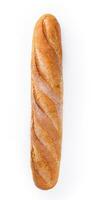 baguette lang Frans brood geïsoleerd Aan wit foto