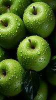groen appel gezond voedsel ai gegenereerd foto