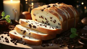 chocola jam brood met room toetje tussendoortje ai gegenereerd foto