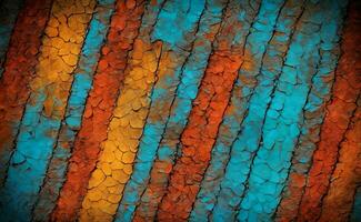 ai gegenereerd kleurrijk abstract achtergrond met structuur van pellen verf foto