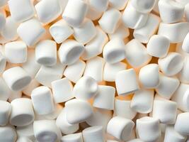 achtergrond met groep wit marshmallows foto