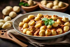 Italiaans voedsel recepten voor de geheel familie. ai-gegenereerd foto