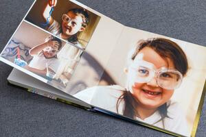 kinderen foto boek. kinderen emotioneel portret.