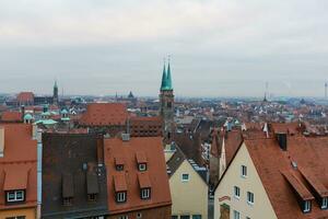 Neurenberg, duitsland, oud stad- huizen, stadsgezicht foto