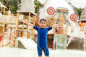 attracties in de water park. Spanje, Tenerife foto