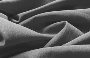 structuur linnen kleding stof, verfrommeld linnen achtergrond foto
