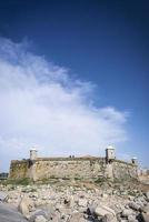 castelo do queijo fort oriëntatiepunt op porto kust portugal foto