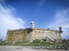 castelo do queijo fort oriëntatiepunt op porto kust portugal foto