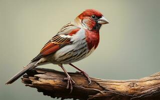 ai generatief schattig mus vogel Aan natuurlijk milieu foto