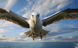 ai gegenereerd albatros vogel foto