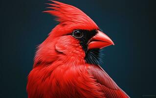 ai generatief kardinaal vogel natuurlijk dier fotograaf foto