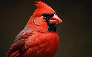 ai generatief kardinaal vogel natuurlijk dier fotograaf foto