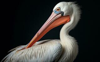 ai generatief pelikaan vogel natuurlijk illustratie fotografie foto
