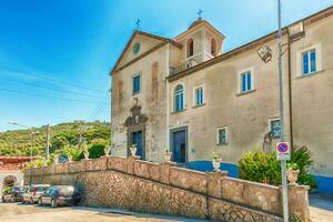 kerk van san francesco di paola, massa lubrense, Italië foto