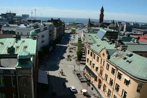 Helsingborg kungsplatsen trapporna foto