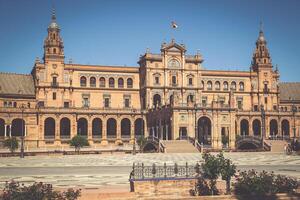 mooi plein de spanje, sevilla, Spanje foto