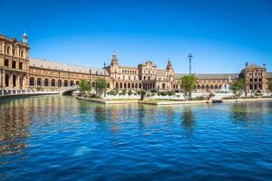 mooi plein de spanje, sevilla, Spanje foto