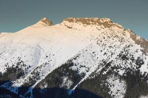 winter visie naar niet in tatra bergen in zakopane, Polen foto