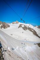 maand blanc massief in de Frans Alpen, Chamonix maand blanc foto