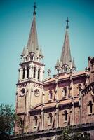 basiliek van de kerstman Maria, covadonga, Asturië, Spanje foto