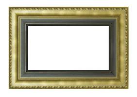 klassiek frame geïsoleerd op een witte achtergrond foto