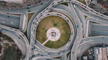 snelweg verkeer antenne foto