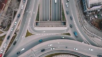 snelweg verkeer antenne foto