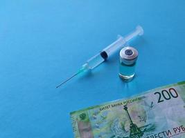investeringen in gezondheidszorg en vaccinatie in rusland foto